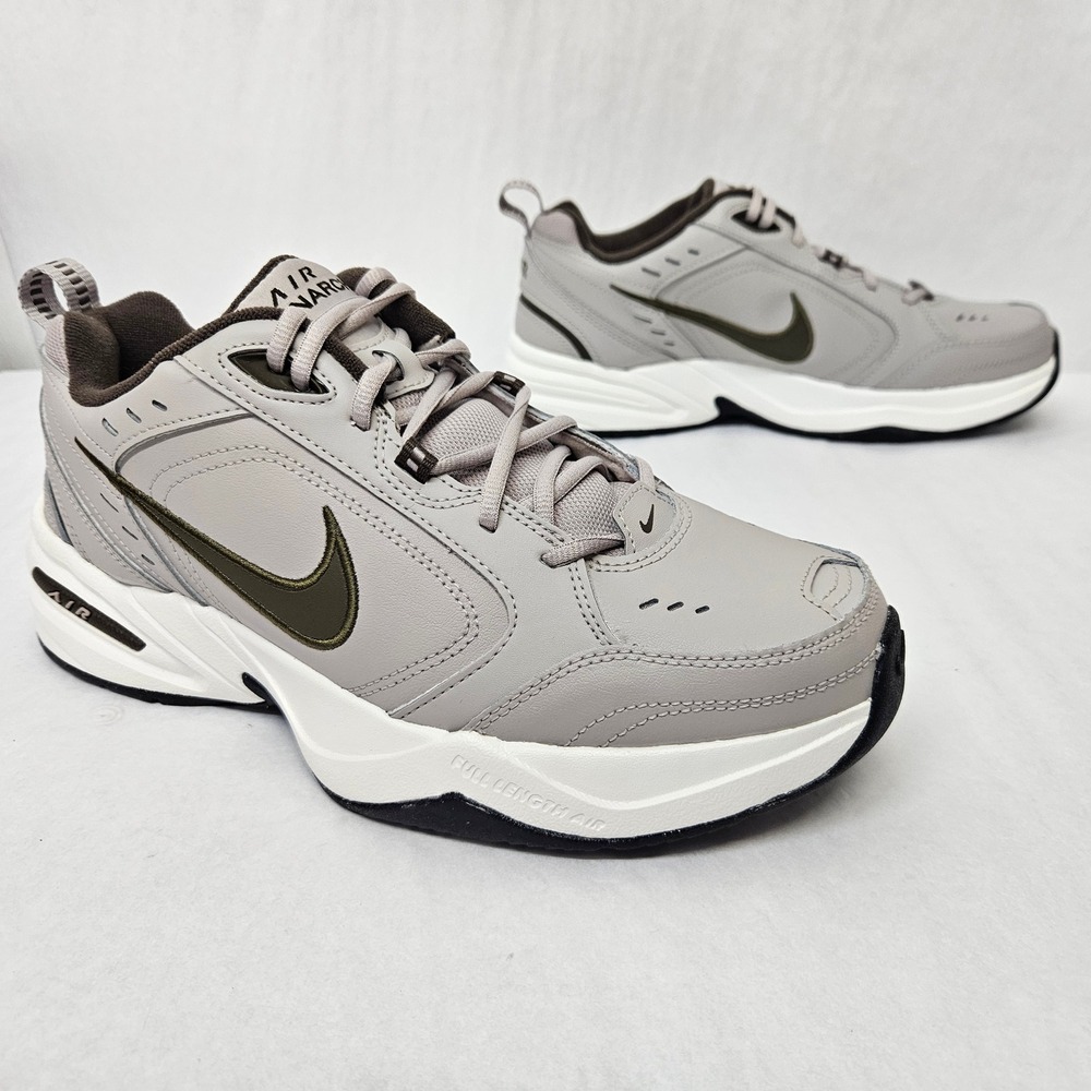 Nike Air Monarch IV Training Shoes 415445-200 Gray Green Mens Size 10.5